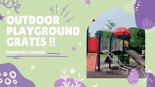 TAMAN BERMAIN GRATIS di JAKARTA || OUTDOOR PLAYGROUND TAMAN LAPANGAN BANTENG || PLAY WITH SAFAYA