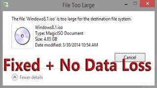 "File is too large" SOLVED- No data loss [Narration + HD]