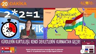 "2*2=1"  KÜRDLERİN  KURTULUŞU  KENDİ  DEVLETLERİNİ  KURMAKTAN  GEÇER!      20 DAKIKA      11.02.2025