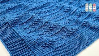 How to Knit the "Finley" Baby Blanket