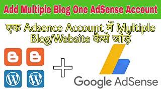 एक  AdSense account में Multiple Blog कैसे जोड़ें | Add Multiple Blog/Website On One AdSense Account