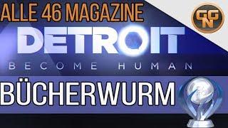 Detroit Become Human Guide: Bücherwurm - Bookworm - Alle Magazine Trophäe / Trophy Guide