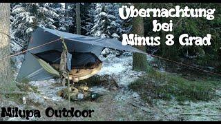 Übernachtung bei -8 Grad im Harz️ Schichtkassler aus dem Dutch Oven// Rucksack-Loadout//wild campen