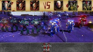 Warhammer 40k: Dawn of War 2 - 3v3 | Phate + Philippe + waaaar [vs] Dolphin + Dice roll + Gomer Pyle