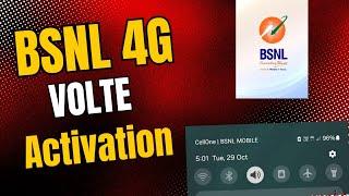 BSNL VOLTE Activation ! How to Activate Volte in Bsnl 4g Sim ?