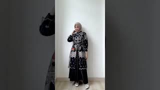 BLACK DRESS BUAT LEBARAN  #dress #gamis #dresslebaran #blackdress #lebaran2024 #fyp #fypシ