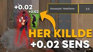 0.01 Sens Valorant AMA her killde sensim artıyor /VALORANT/