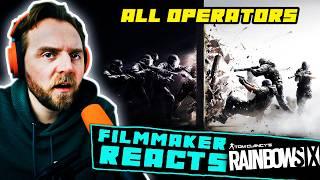 FILMMAKER REACTS: RAINBOW SIX SIEGE | ALL OPERATORS [2015-2023]