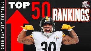 2020 Fantasy Football Rankings - Top 50 Overall Rankings for Fantasy Football - Updated Rankings!