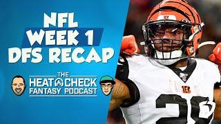 NFL DFS Heat Check Podcast, Week 1 Recap