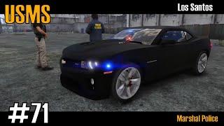 ⭐ GTA POLICE - LSPDFR mod / USMS - Marshal Police  -  Chevrolet Camaro