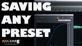 How To Save A Preset In Adobe Audition