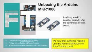 Unboxing the Arduino MKR1000