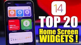 iOS 14 - TOP 20 Home Screen WIDGETS !