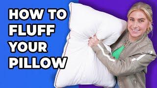 How To Fluff Your Pillow - Revive Your Flat and Lumpy Pillow!