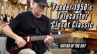 Fender 1950's Telecaster Closet Classic F Holes Black | Guitar of the Day