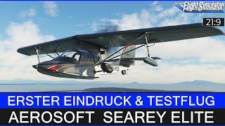 Aerosoft SeaRey Elite - Erster Eindruck & Testflug  MS Flight Simulator