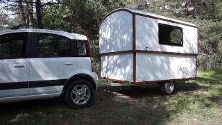 Woodenwidget Slidavan telescopic 'pop up' lightweight caravan