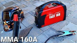 Compact welder up to 160A for electrodes. Solution FAST 160 is better than Parkside PISG 120 B3