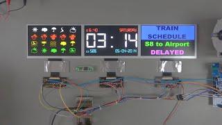 2$ STM32 vs. 3x 7“ TFT-LCD (800x480) + 3 Phase Motor