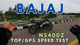 2024 Bajaj NS400Z 1st, 2nd & 3rd Gear Test | GPS and TOP SPEED TEST