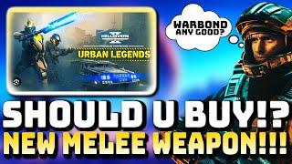 SHOULD U BUY THE NEW WARBOND? INSANE NEW WEAPON & SHIELD TESTED, HELLDIVERS 2 URBAN LEGENDS