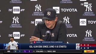 Aaron Boone discusses game against Reds