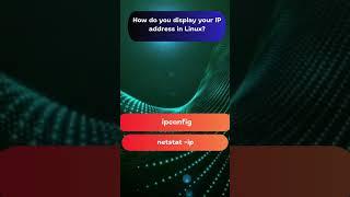 How do you display your IP address in Linux #quiz