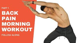 Morning Workout for Lower Back Pain and Upper Back Pain (PART 1/2)