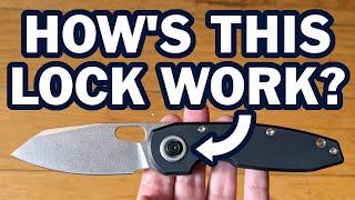 Totally new lock mechanism! - Vosteed Ankylo - Small Details Review - V-Anchor Button Lock EDC Knife