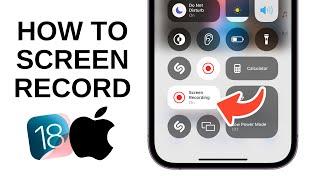 How to Screen Record on iphone - iOS 18