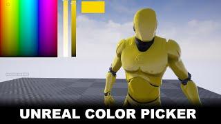 Unreal Color Picker Widget For Character Customization - Part 2