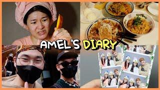 A DAY IN MY LIFE: GRWM, GANGNAM WITH ROSAKIS & BUNG KOREA, ZOOM CHALLENGE, PHOTO STUDIO | AMELICANO