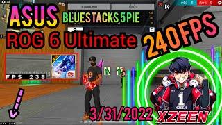 240 FPS  Bluestacks 5 Pie 64-Bit -  ROG Phone 6 Ultimate ️