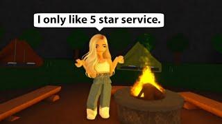 Kardashians at a Campground | ROBLOX Bloxburg Skit