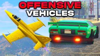 BEST WEAPONIZED VEHICLES FOR OFFENSIVE USE IN GTA ONLINE!