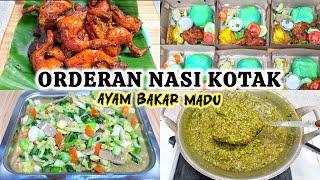 RESEP ORDERAN NASI AYAM BAKAR MADU #nasibox #ayambakar #ayambakarmadu #niahermanto