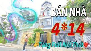 Bán Nhà Đẹp Giá Rẻ Tại Cát Tường Phú Sinh Nhà 3 Tấm Tặng Nội Thất DT : 4*14=56m2 Shr Hoàn Công Rồi