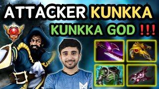  ATTACKER KUNKKA God Highlights 7.35b  Grandmaster Tier Expert GAMEPLAY !!! - Dota 2