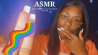 ASMR| Spit Painting You Rainbow 