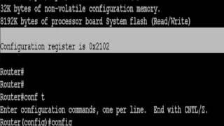 Cisco CCNA Commands - Config Register