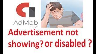 Google AdMob ad serving has been disabled to your application?hindi