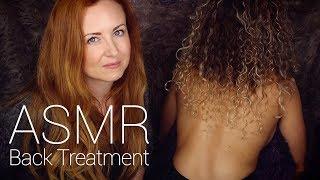 ASMR Back Tracing w/ Scratch, Brushing, Buds & Oil Massage
