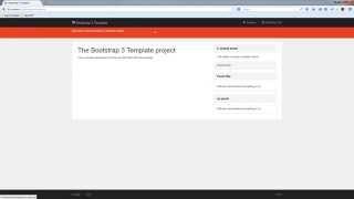 Bootstrap 3 Template - new features