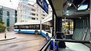 Trolleybuses in Zurich, Switzerland  | 2024