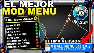 EL MEJOR HACK 8 BALL POOL  MOD MENU DICIEMBRE 2024 LINEAS LARGAS, AUTO PLAY  PARA ANDROID Y IOS