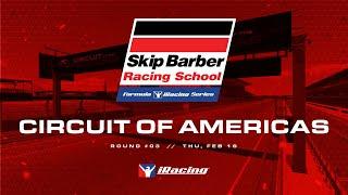 Skip Barber Formula iRacing Series | Round 3 at Circuit of the Americas