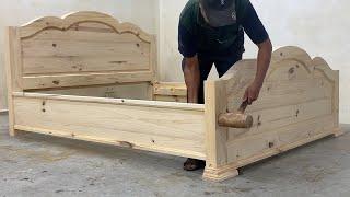 Bedroom Interior Design Ideas - Step By Step Build The Elderly Carpenter's King Size Be