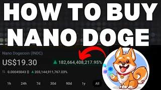 Nano Doge Token - How to buy nano Dogecoin in two minutes (Shitcoin)