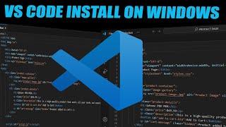 How to Install VS Code on Windows 10 Step-by-Step | VS Code Editor Setup Guide 2025